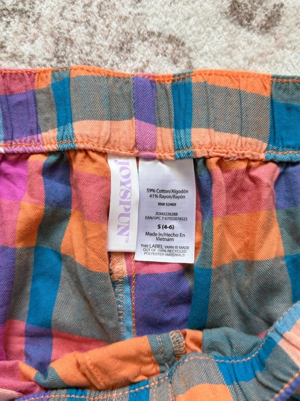 Joyspun Women’s woven pajama Boxer Shorts, 3” inseam - Picture 13 of 13